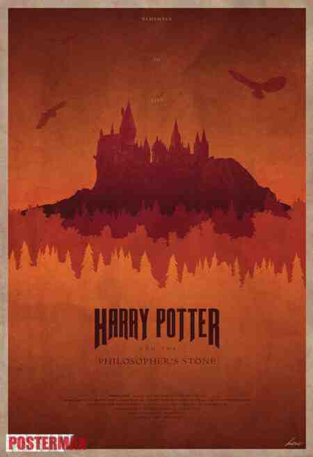 HARRY POTTER PHILOSOPHERS STONE WALL POSTER