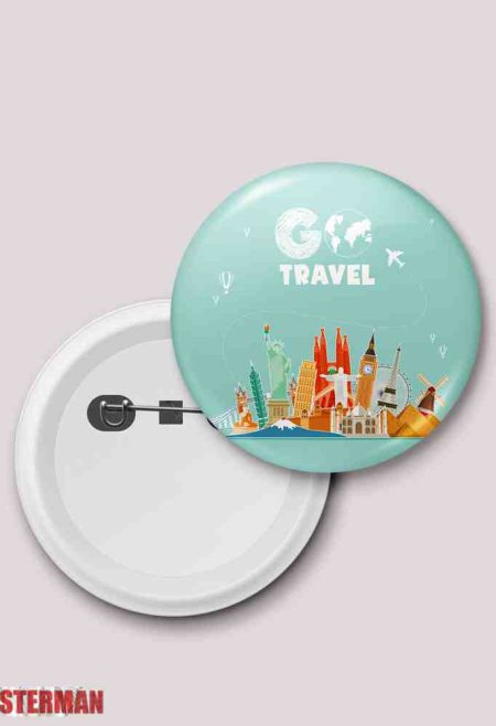 GO TRAVEL AWESOME BADGE