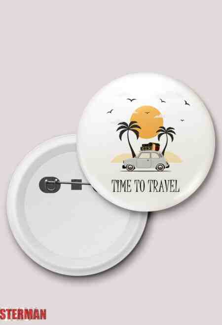 TIME TO TRAVEL BADGE
