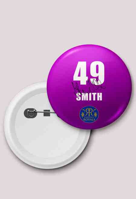 SMITH 49 BUTTON BADGE