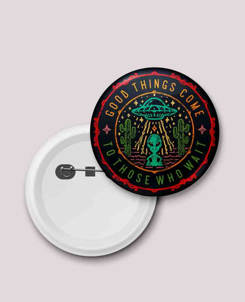 PSYCHEDELIC BUTTON BADGES